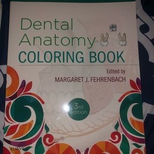 Dental anatomy coloring bok